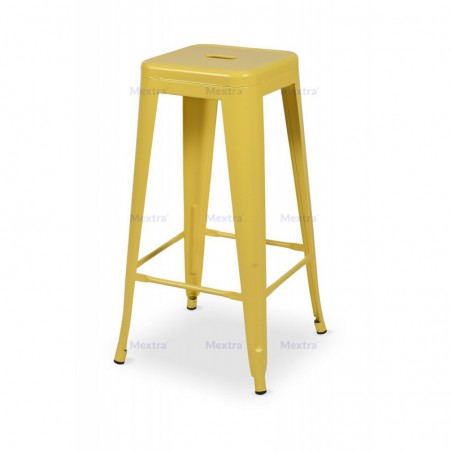 Tabouret de bar PARIS inspirées de TOLIX jaune