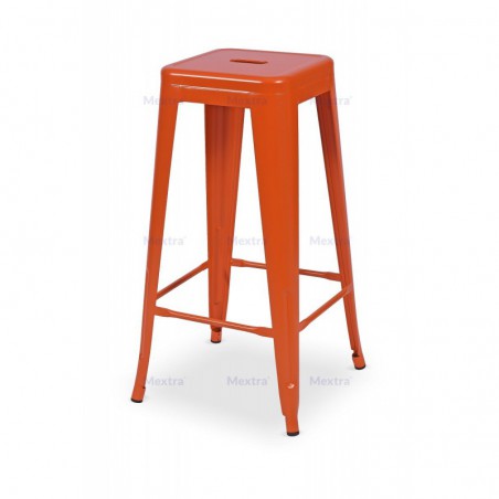 Tabouret de bar PARIS inspirées de TOLIX orange