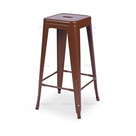 Tabouret de bar PARIS inspirées de TOLIX marron