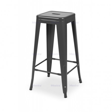 Tabouret de bar PARIS inspirées de TOLIX graphite