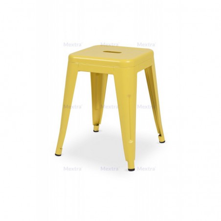 Tabouret de café PARIS inspirées de TOLIX jaune