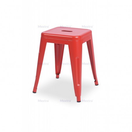 Tabouret de café Paris inspiré de TOLIX rouge