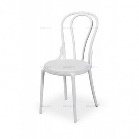 Chaise de bistrot MONET blanc