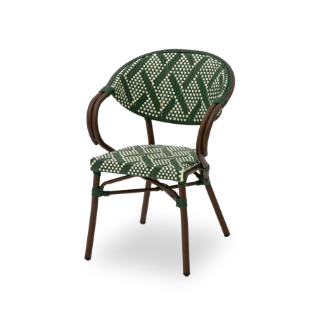 Chaise En Technorotin CAMILLO vert