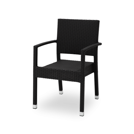 Chaise En Technorotin LEONARDO anthracite foncé