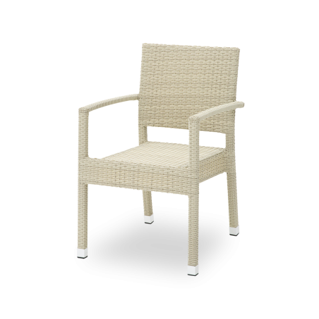 Chaise En Technorotin LEONARDO ivory