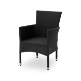 Chaise En Technorotin LORENZO anthracite foncé