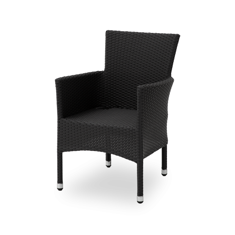 Chaise En Technorotin LORENZO anthracite foncé