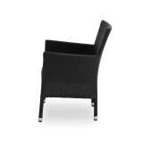 Chaise En Technorotin LORENZO anthracite foncé