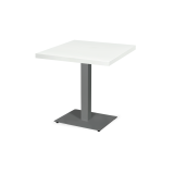 Table De Bistrot ALFA gris 40x55 Plateau Plaqué