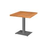 Table De Bistrot ALFA gris 40x55 Plateau Plaqué