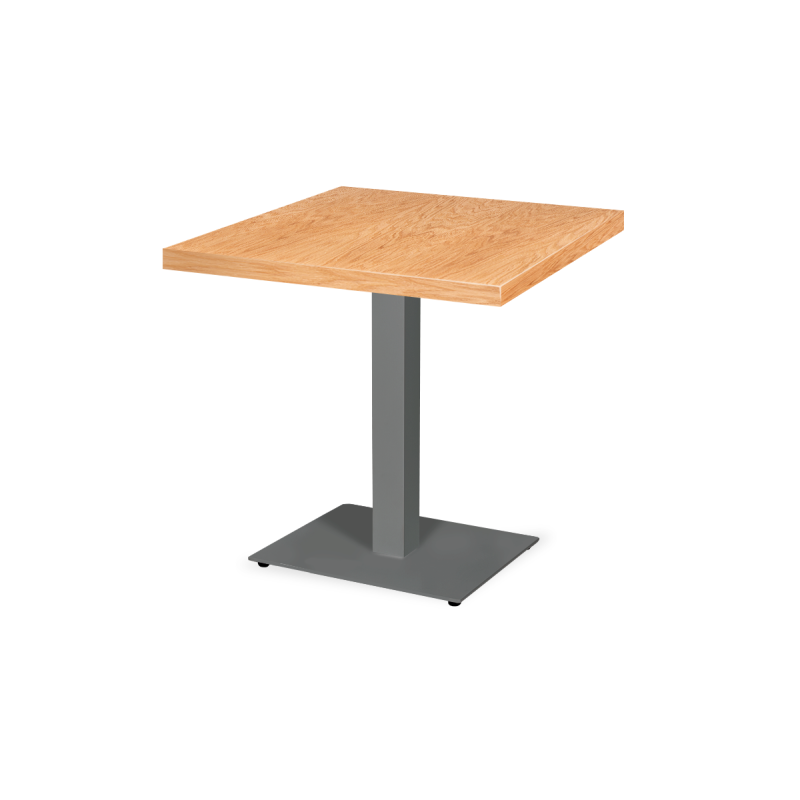 Table De Bistrot ALFA gris 40x55 Plateau Plaqué