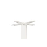 Table De Bistrot ALFA blanc 40x55 Plateau Plaqué