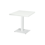 Table De Bistrot ALFA blanc 40x55 Plateau Plaqué