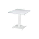 Table De Bistrot ALFA blanc 40x55 Plateau Plaqué