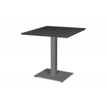 Table De Bistrot ALFA 40x55 gris Plateau Laminés