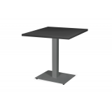 Table De Bistrot ALFA 40x55 gris Plateau Laminés