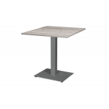 Table De Bistrot ALFA 40x55 gris Plateau Laminés