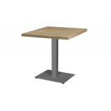 Table De Bistrot ALFA 40x55 gris Plateau Laminés