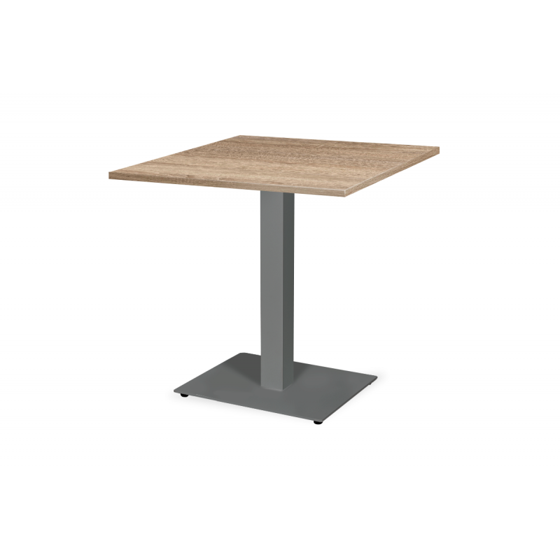 Table De Bistrot ALFA 40x55 gris Plateau Laminés