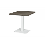 Table De Bistrot ALFA 40x55 blanc Plateau Laminés