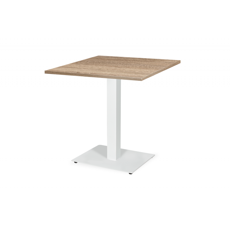 Table De Bistrot ALFA 40x55 blanc Plateau Laminés