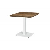 Table De Bistrot ALFA 40x55 blanc Plateau Laminés