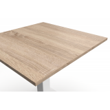 Table De Bistrot ALFA 40x55 blanc Plateau Laminés