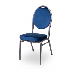 Chaise de banquet et de réception HERMAN Bleu Velours