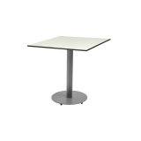 Table de jardin de terrasse ALFA R gris Plateaux en HPL