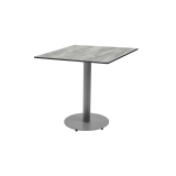 Table de jardin de terrasse ALFA R gris Plateaux en HPL