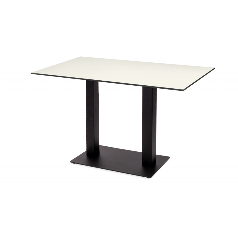 Table de jardin de terrasse ALFA DUO Plateaux en HPL