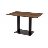 Table de jardin de terrasse ALFA DUO Plateaux en HPL