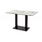 Table de jardin de terrasse ALFA DUO Plateaux en HPL