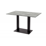 Table de jardin de terrasse ALFA DUO Plateaux en HPL