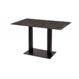 Table de jardin de terrasse ALFA DUO Plateaux en HPL