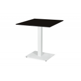 Table de jardin de terrasse ALFA 40x55 blanc Plateaux en HPL