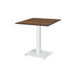 Table de jardin de terrasse ALFA 40x55 blanc Plateaux en HPL