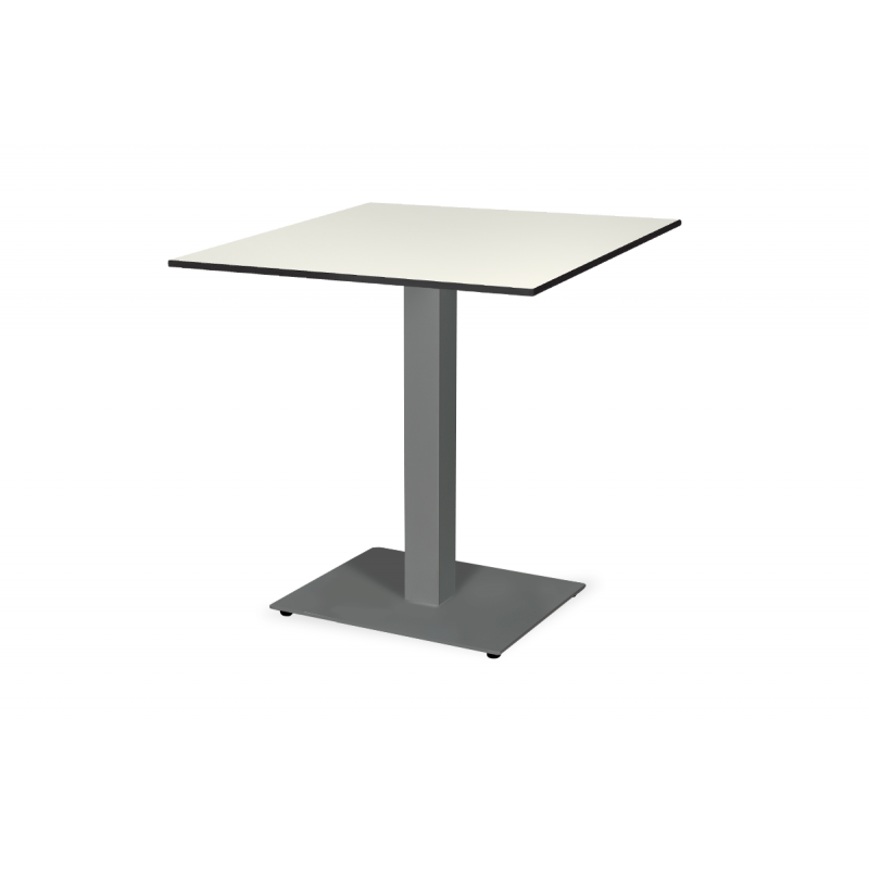 Table de jardin de terrasse ALFA 40x55 gris Plateaux en HPL