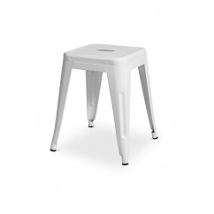 Tabouret de café PARIS inspirées de TOLIX blanc