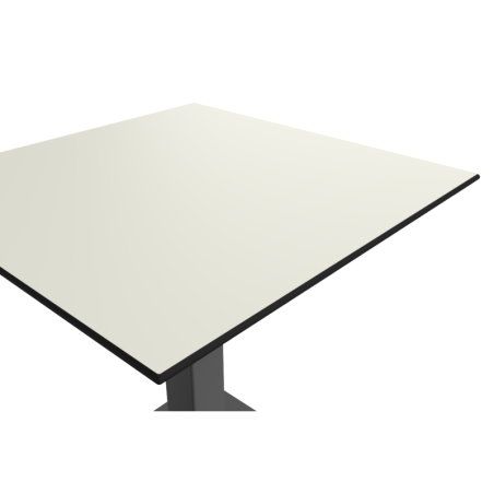 Table de jardin de terrasse CROSS COMFORT gris Plateaux en HPL