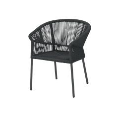 Chaise En Technorotin AUGUSTO anthracite