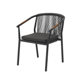 Chaise En Technorotin MODERNO anthracite