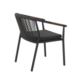 Chaise En Technorotin MODERNO anthracite