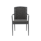 Chaise En Technorotin INTRECCIO anthracite