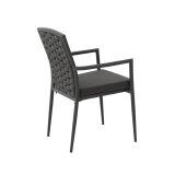 Chaise En Technorotin INTRECCIO anthracite