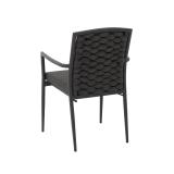 Chaise En Technorotin INTRECCIO anthracite