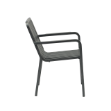 Chaise en aluminium PUREZZA anthracite