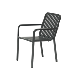 Chaise en aluminium PUREZZA anthracite