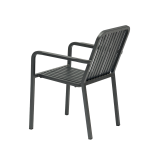 Chaise en aluminium PUREZZA anthracite